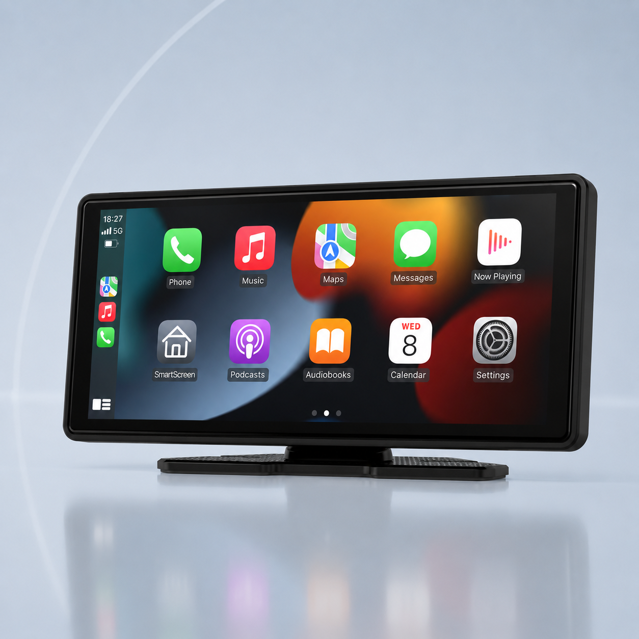 Portable Wireless CarPlay & Android Auto Screen