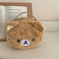 Lazy Bear Plush Makeup Bag