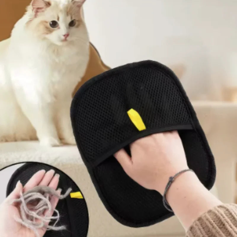 Double-Sided Pet Hair Removal Gloves