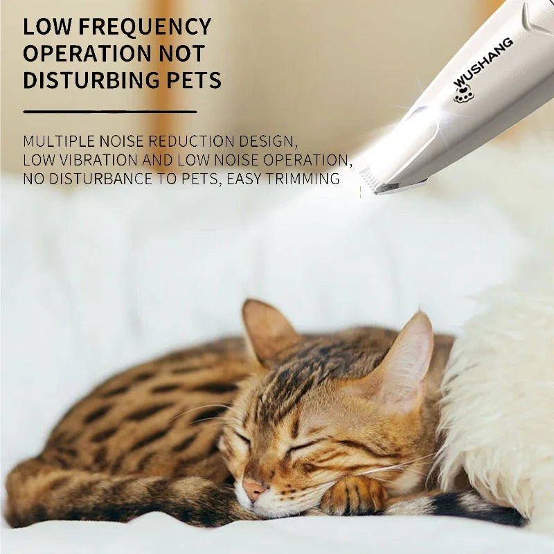 Waterproof LED Pet Grooming Trimmer