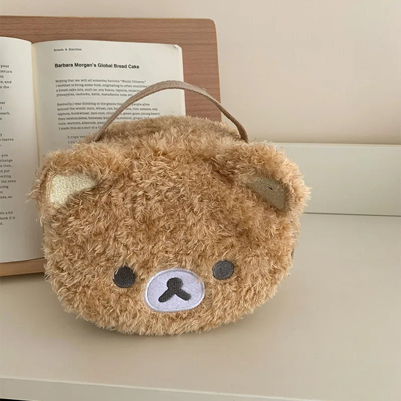 Lazy Bear Plush Makeup Bag